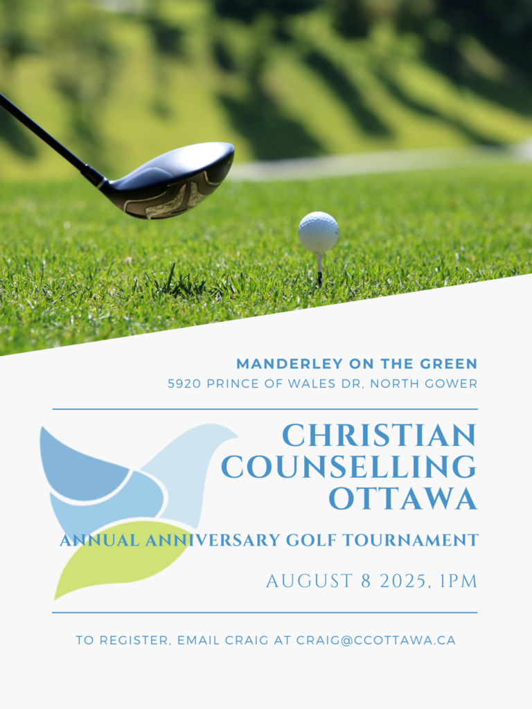 Poster advertising a golf tournament at Manderley on the Green 5920 Prince of Wales Dr on August 8, 2025